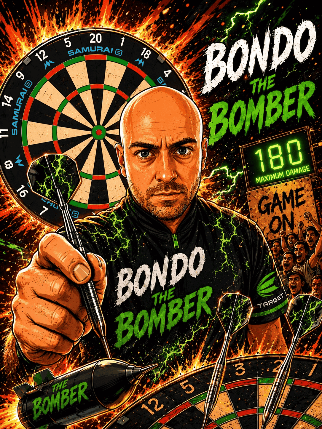 Bondo The Bomber logo
