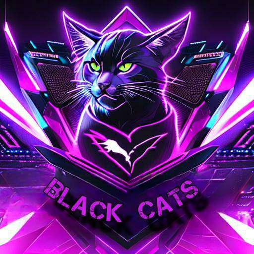 FLC Black Cats (Folded) badge